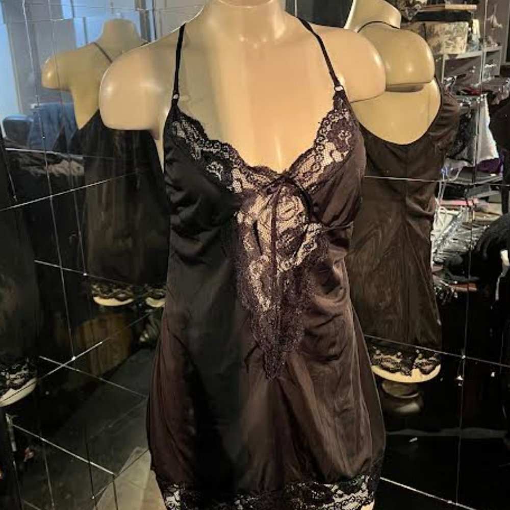 Black Lace Slip